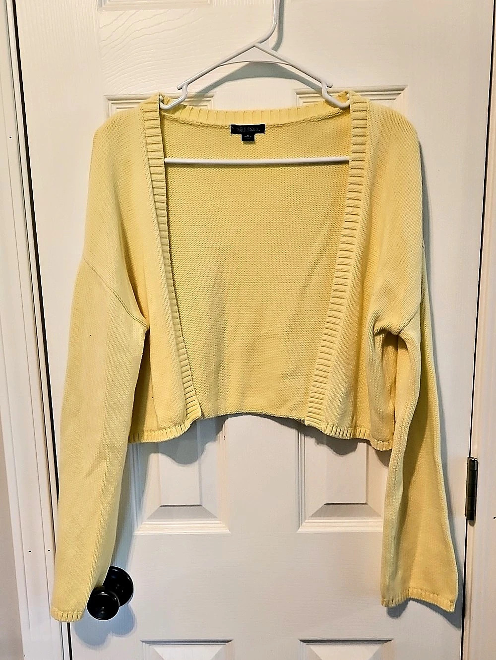 wild fable Cropped Cardigan Sweater in Yellow Size Medium